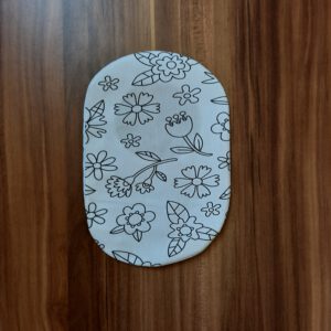 Stoma Cover „Ausmal-Cover Blümchen“