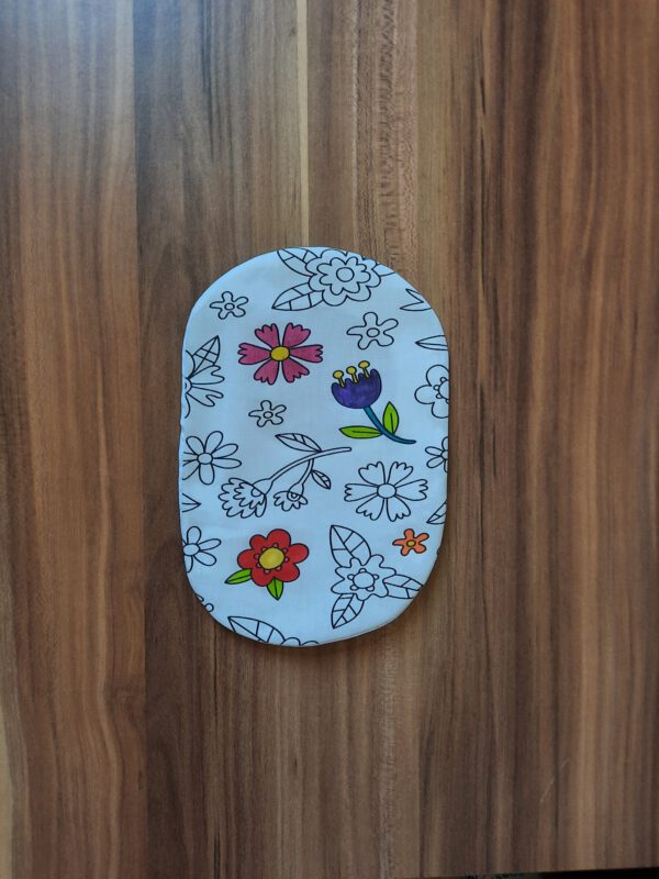 Stoma Cover „Ausmal-Cover Blümchen“ – Bild 2