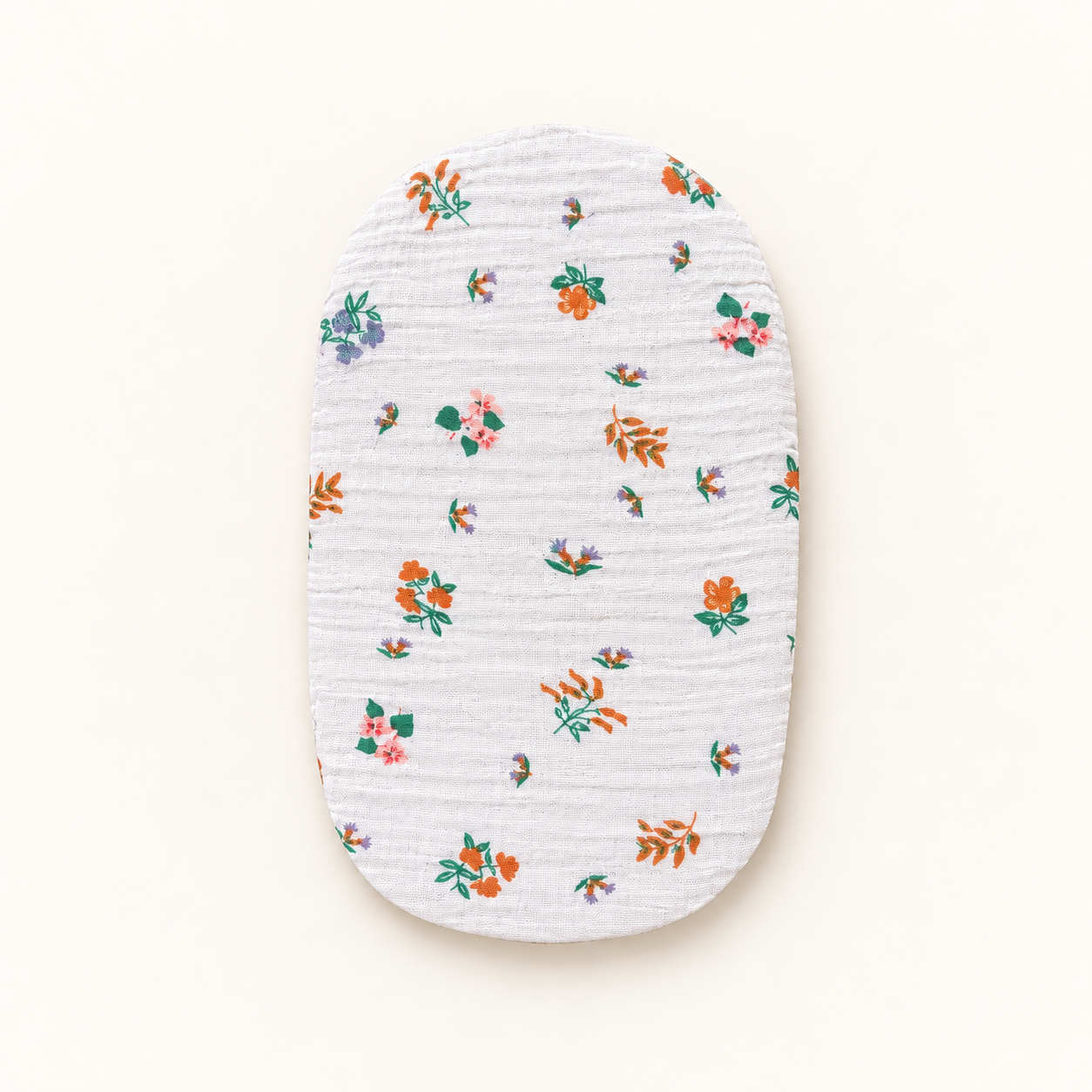 Stoma Cover aus Musselin mit Blümchen-Muster
