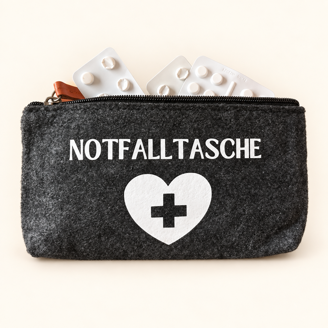 Chronic Care Bag – Notfalltasche | Dunkelgrau – Bild 2
