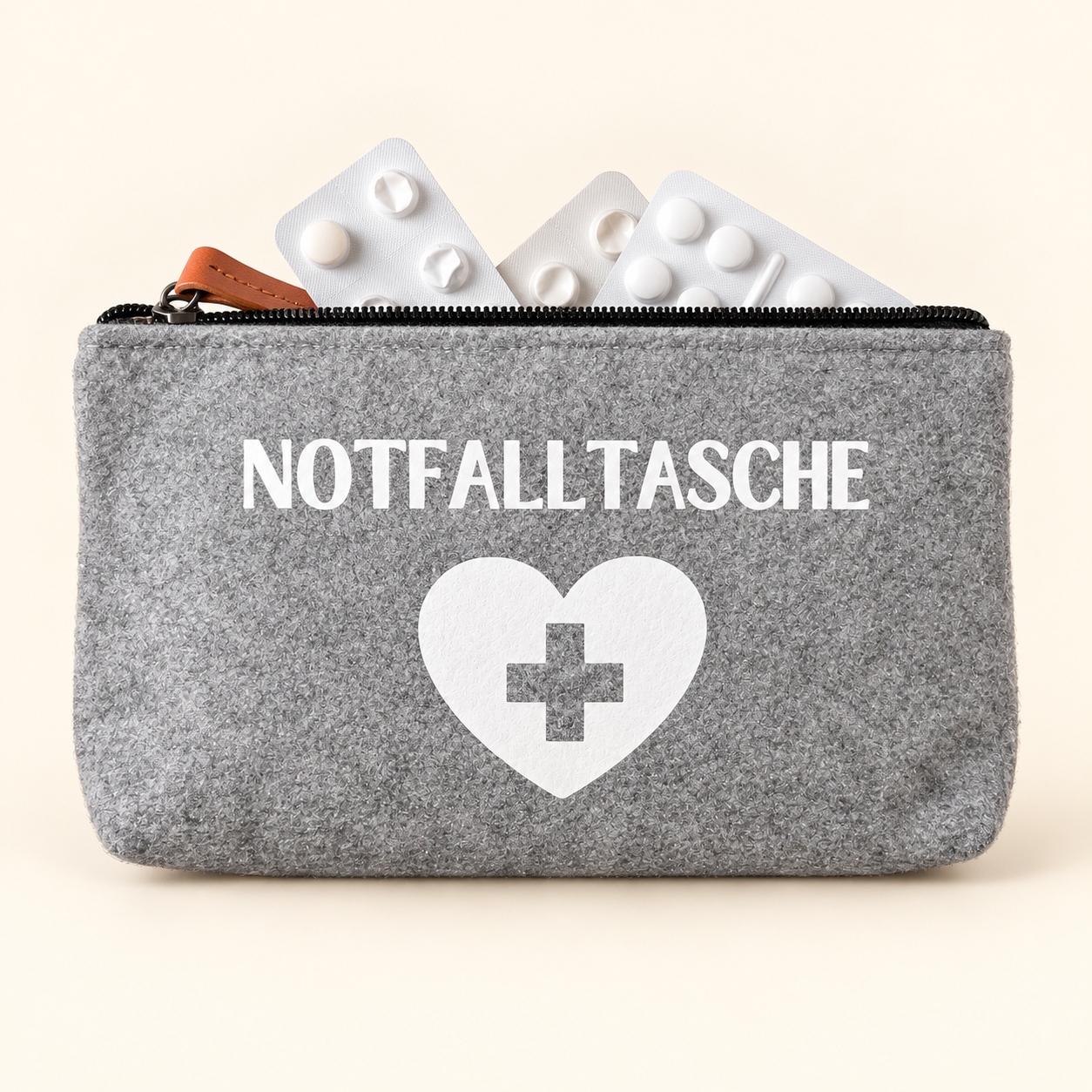 Chronic Care Bag – Notfalltasche | Hellgrau – Bild 2